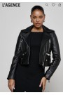 BLOUSON CUIR L AGENCE